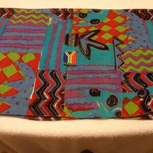 AFRICANA SCARF COLORS & STYLE PLUS SOME SMALL BEADED PIECE LOT